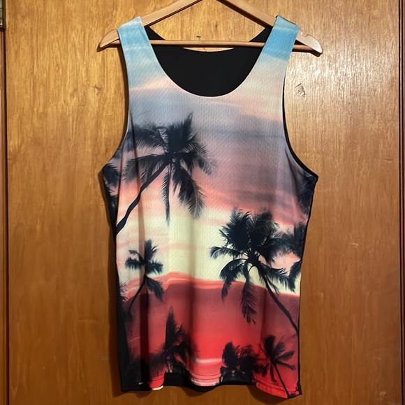 •CALIFORNIA REPUBLICAN•REVERSIBLE CALIFORNIA & TROPICAL SUNSET JERSEY MEDIUM - Picture 4 of 7